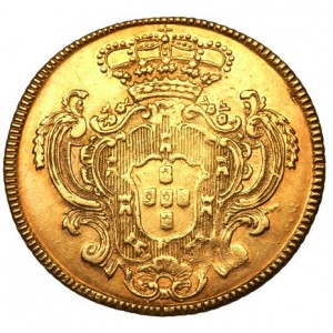 Реверс монеты Бразилия, 6400 реалов, 1786-1790