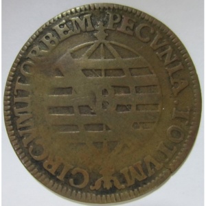 Реверс монеты Бразилия, 10 реалов, 1751-1762