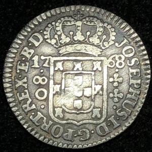 Аверс монеты Бразилия, 80 реалов, 1768-1771