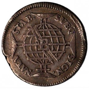 Реверс монеты Бразилия, 150 реалов, 1752-1768