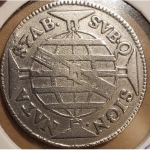 Реверс монеты Бразилия, 300 реалов, 1771