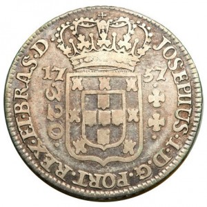 Аверс монеты Бразилия, 320 реалов, 1751-1758