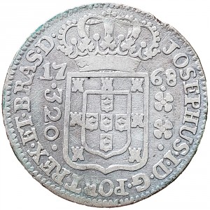 Аверс монеты Бразилия, 320 реалов, 1768-1776