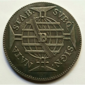 Реверс монеты Бразилия, 600 реалов, 1752-1768