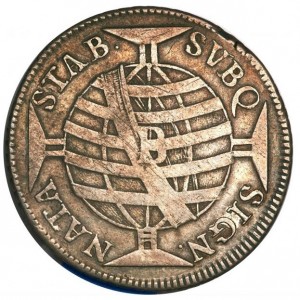 Реверс монеты Бразилия, 640 реалов, 1751-1758
