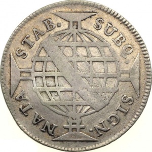 Реверс монеты Бразилия, 640 реалов, 1768-1771