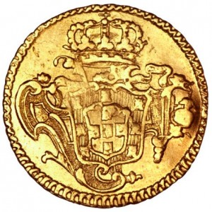 Реверс монеты Бразилия, 800 реалов, 1752-1777