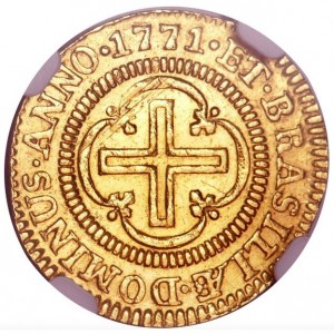 Реверс монеты Бразилия, 1000 реалов, 1749-1774