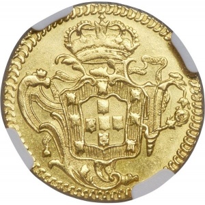 Реверс монеты Бразилия, 1600 реалов, 1752-1777