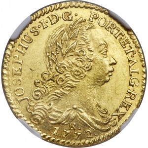 Аверс монеты Бразилия, 3200 реалов, 1752-1777