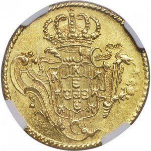 Реверс монеты Бразилия, 3200 реалов, 1752-1777