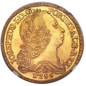 Аверс монеты Бразилия, 6400 реалов, 1751-1777