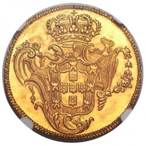 Реверс монеты Бразилия, 6400 реалов, 1751-1777