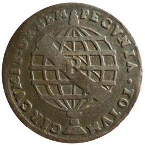Реверс монеты Бразилия, 10 реалов, 1729-1749