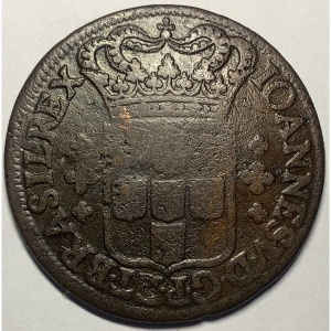 Аверс монеты Бразилия, 40 реалов, 1722