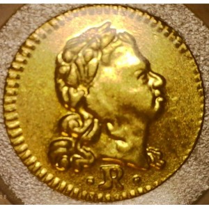 Аверс монеты Бразилия, 400 реалов, 1734