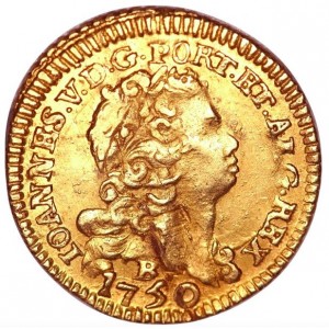 Аверс монеты Бразилия, 800 реалов, 1727-1750