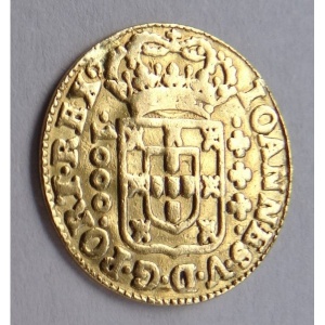Аверс монеты Бразилия, 1000 реалов, 1749