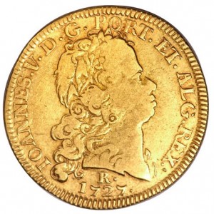 Аверс монеты Бразилия, 3200 реалов, 1727-1729