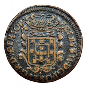 Аверс монеты Бразилия, 10 реалов, 1694-1699