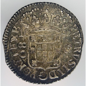Аверс монеты Бразилия, 80 реалов, 1695