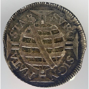 Реверс монеты Бразилия, 80 реалов, 1695
