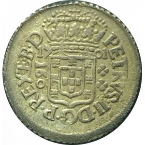 Аверс монеты Бразилия, 160 реалов, 1699-1702