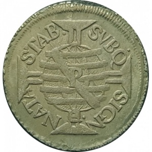 Реверс монеты Бразилия, 160 реалов, 1699-1702