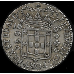 Аверс монеты Бразилия, 640 реалов, 1695