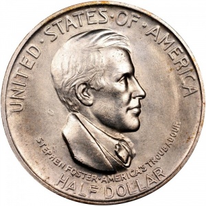 Аверс монеты США, ½ доллара, 1936, Музыкальный центр Цинциннати