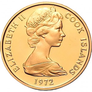 Аверс монеты Острова Кука, 2 цента, 1972-1983