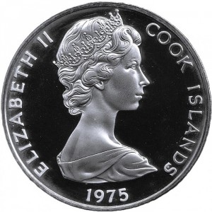Аверс монеты Острова Кука, 50 центов, 1972-1983