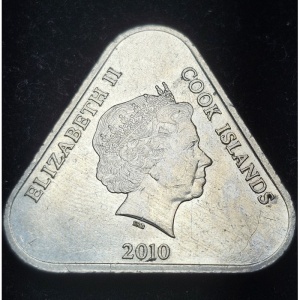Аверс монеты Острова Кука, 2 доллара, 2003-2010