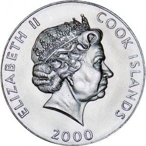 Аверс монеты Острова Кука, 5 центов, 2000, ФАО