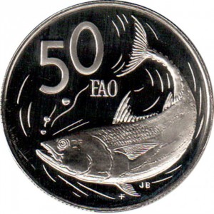 Реверс монеты Острова Кука, 50 центов, 1979, ФАО