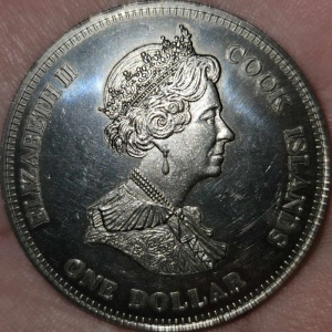 Аверс монеты Острова Кука, 1 доллар, 2006, 250 лет со дня рождения Вольфганга Амадея Моцарта