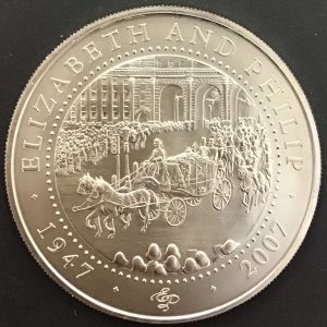 Реверс монеты Острова Кука, 1 доллар, 2007, Королевская карета