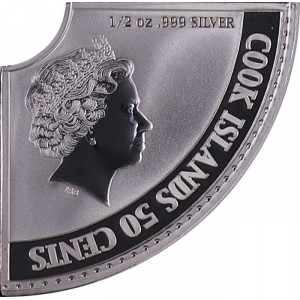 Аверс монеты Острова Кука, 50 центов, 2006, Нефтяная промышленность /Два рабочих/
