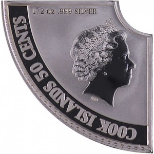 Аверс монеты Острова Кука, 50 центов, 2006, Газовая промышленность /Буровая платформа/