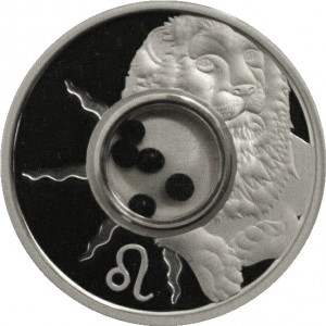 Реверс монеты Острова Кука, 1 доллар, 2003, Знаки зодиака - Лев