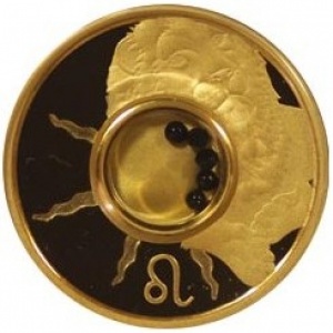 Реверс монеты Острова Кука, 1 доллар, 2003, Знаки зодиака - Лев