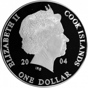 Аверс монеты Острова Кука, 1 доллар, 2004, История Азии - Перл-Харбор
