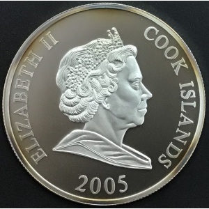 Аверс монеты Острова Кука, 1 доллар, 2005, История Британии - Артур Уэлсли Веллингтон