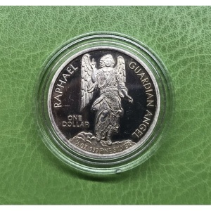 Реверс монеты Острова Кука, 1 доллар, 2005, Архангел Рафаил