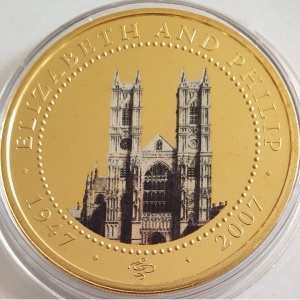 Реверс монеты Острова Кука, 1 доллар, 2007, Вестминстерское аббатство