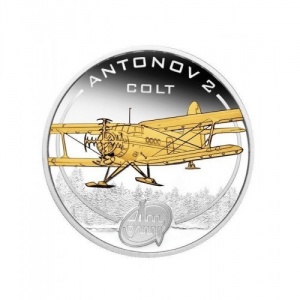Реверс монеты Острова Кука, 1 доллар, 2008, Самолеты Антонова - Ан-2