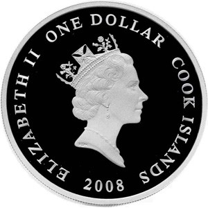 Аверс монеты Острова Кука, 1 доллар, 2008, Самолеты Антонова - Ан-2