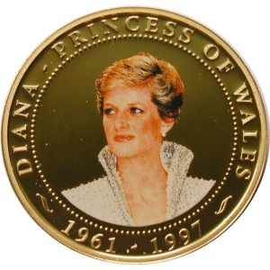 Реверс монеты Острова Кука, 1 доллар, 2008, В костюме с высоким воротником