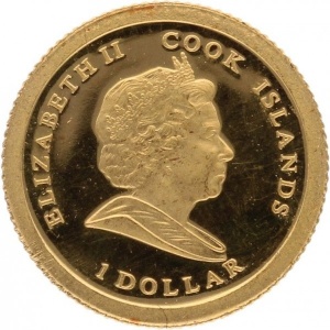Аверс монеты Острова Кука, 1 доллар, 2008, История королевской семьи - Генрих IV