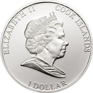 Аверс монеты Острова Кука, 1 доллар, 2008, Ferrari - Вечная легенда